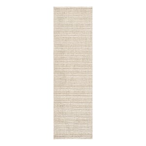 Safavieh Metro 2'-3&quot x 8'-0&quot Wool and Cotton Hand Tufted Rug in Beige / Ivory
