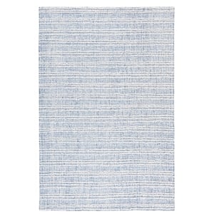Safavieh Metro 8'-0&quot x 10'-0&quot Wool and Cotton Hand Tufted Rug in Blue / Ivory