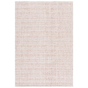 Safavieh Metro 4'-0&quot x 6'-0&quot Wool and Cotton Hand Tufted Rug in Rust / Ivory