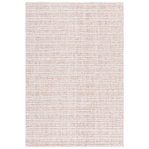 Safavieh Metro 5'-0&quot x 8'-0&quot Wool and Cotton Hand Tufted Rug in Rust / Ivory
