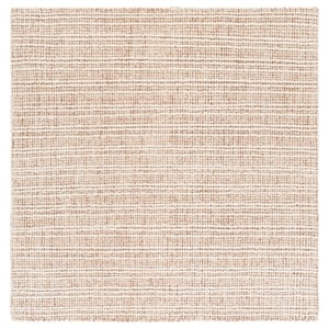 Safavieh Metro 6'-0&quot x 6'-0&quot Wool and Cotton Hand Tufted Rug in Rust / Ivory