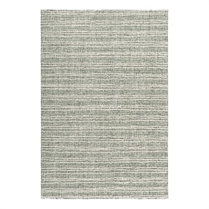 Safavieh Metro 4'-0&quot x 6'-0&quot Wool and Cotton Hand Tufted Rug in Green / Ivory