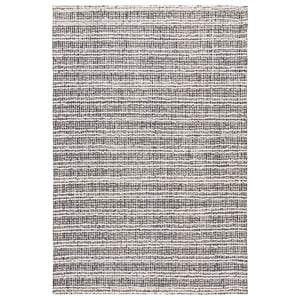 Safavieh Metro 6'-0&quot x 9'-0&quot Wool and Cotton Hand Tufted Rug in Black / Ivory