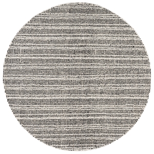 Safavieh Metro 6'-0&quot x 6'-0&quot Wool and Cotton Hand Tufted Rug in Black / Ivory
