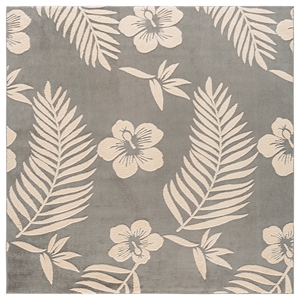 Safavieh Versailles 6'-0&quot x 6'-0&quot Polyester Power Loomed Rug in Gray / Beige