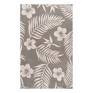 Safavieh Versailles 4'-0&quot x 6'-0&quot Polyester Power Loomed Rug in Gray / Beige