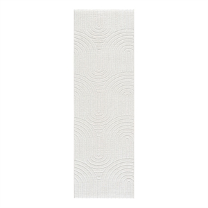 Safavieh Versailles 2'-6&quot x 8'-0&quot Polyester Power Loomed Rug in Ivory
