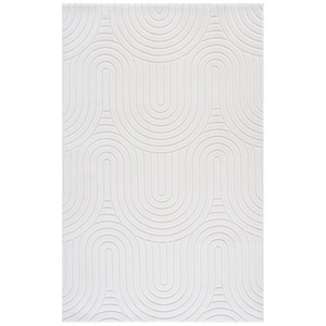 Safavieh Versailles 3'-0&quot x 5'-0&quot Polyester Power Loomed Rug in Ivory
