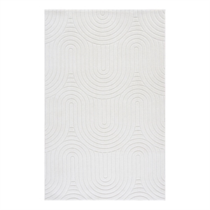 Safavieh Versailles 4'-0&quot x 6'-0&quot Polyester Power Loomed Rug in Ivory