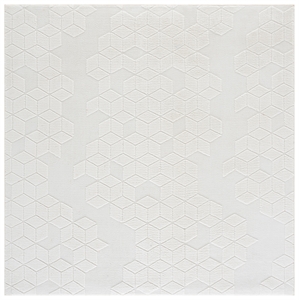 Safavieh Versailles 6'-0&quot x 6'-0&quot Polyester Power Loomed Rug in Ivory