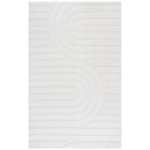 Safavieh Versailles 3'-0&quot x 5'-0&quot Polyester Power Loomed Rug in Ivory