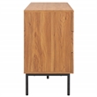 Safavieh Axelle 6 Drawer Wood Dresser in Oak / Black