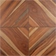 Safavieh Macibryn Wood Herringbone Bed in Natural