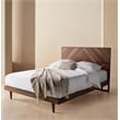 Safavieh Macibryn Wood Herringbone Bed in Natural