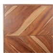 Safavieh Macibryn Wood Herringbone Bed in Natural