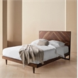 Safavieh Macibryn Wood Herringbone Bed in Natural