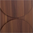 Safavieh Arsenio 4 Door 2 Shelf Wood Sideboard in Walnut