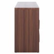 Safavieh Arsenio 4 Door 2 Shelf Wood Sideboard in Walnut