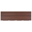 Safavieh Arsenio 4 Door 2 Shelf Wood Sideboard in Walnut