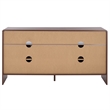 Safavieh Arsenio 4 Door 2 Shelf Wood Sideboard in Walnut
