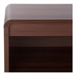 Safavieh Arsenio 4 Door 2 Shelf Wood Sideboard in Walnut