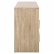 Safavieh Arsenio 4 Door 2 Shelf Wood Sideboard in Cream
