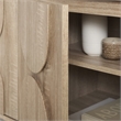 Safavieh Arsenio 4 Door 2 Shelf Wood Sideboard in Cream