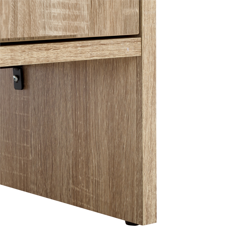 Safavieh Arsenio 4 Door 2 Shelf Wood Sideboard in Cream