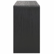 Safavieh Narine 4 Door 2 Shelf Wood Sideboard/Media Stand in Black