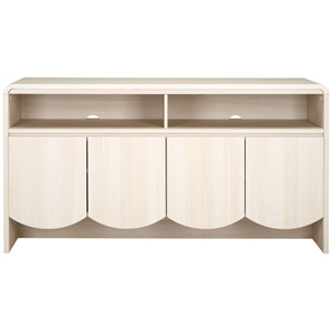 Safavieh Narine 4 Door 2 Shelf Wood Sideboard/Media Stand in White