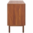 Safavieh Piran 2 Door 3 Drawer Wood Sideboard/Media in Walnut / Gold