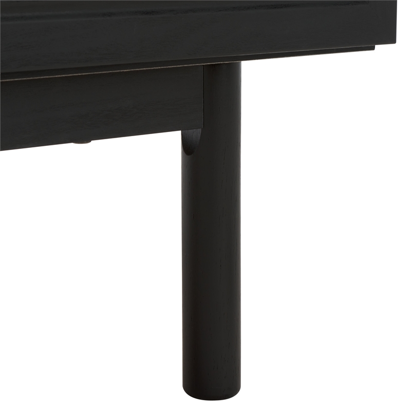 Safavieh Piran2 Door 3 Drawer Wood Sideboard/Media in Black / Gold