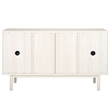 Safavieh Piran 2 Door 3 Drawer Wood Sideboard/Media in White / Gold