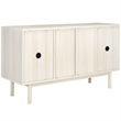 Safavieh Piran 2 Door 3 Drawer Wood Sideboard/Media in White / Gold