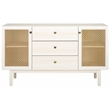 Safavieh Piran 2 Door 3 Drawer Wood Sideboard/Media in White / Gold