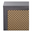 Safavieh Piran 2 Door 3 Drawer Wood Sideboard/Media in Black / Gold
