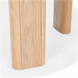 Safavieh Olivetta Round Wood Dining Table in Oak