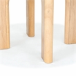 Safavieh Olivetta Round Wood Dining Table in Oak