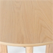 Safavieh Olivetta Round Wood Dining Table in Oak