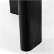 Safavieh Olivetta Round Wood Dining Table in Black