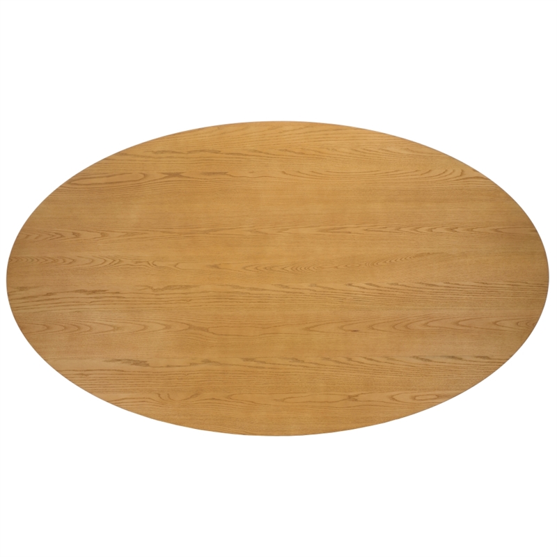 Safavieh Owyn Oval Wood Dining Table in Natural