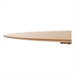 Safavieh Owyn Oval Wood Dining Table in Natural