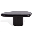 Safavieh Rhianna Concrete Coffee and Iron Table in Black