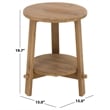 Safavieh Springs Wood Accent Table in Natural