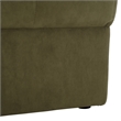 Safavieh Thane Velvet Wood Accent Chair in Green