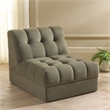 Safavieh Thane Velvet Wood Accent Chair in Green