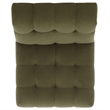 Safavieh Thane Velvet Wood Accent Chair in Green