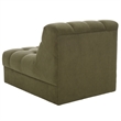 Safavieh Thane Velvet Wood Accent Chair in Green