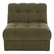Safavieh Thane Velvet Wood Accent Chair in Green