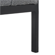 Safavieh Somerled Wood and Metal Accent Chair in Gray / Black